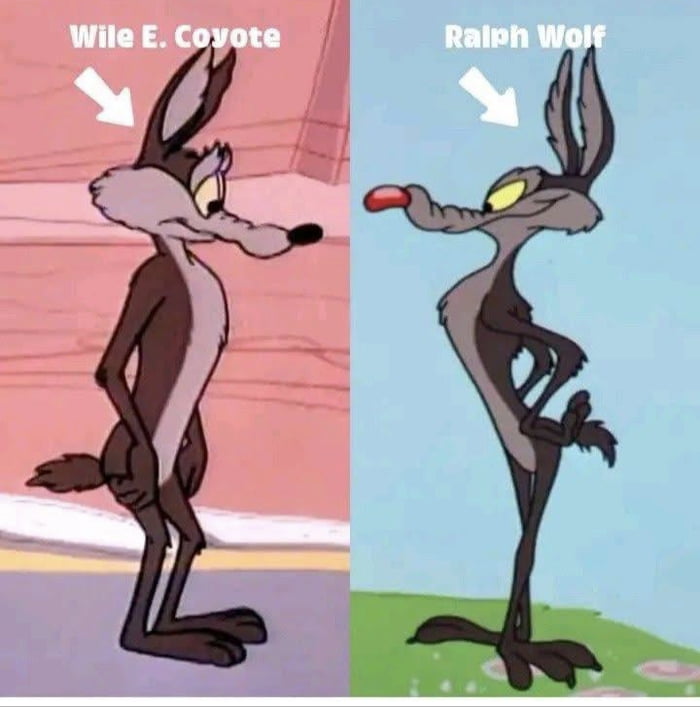 In case you didn't know, these are 2 different characters