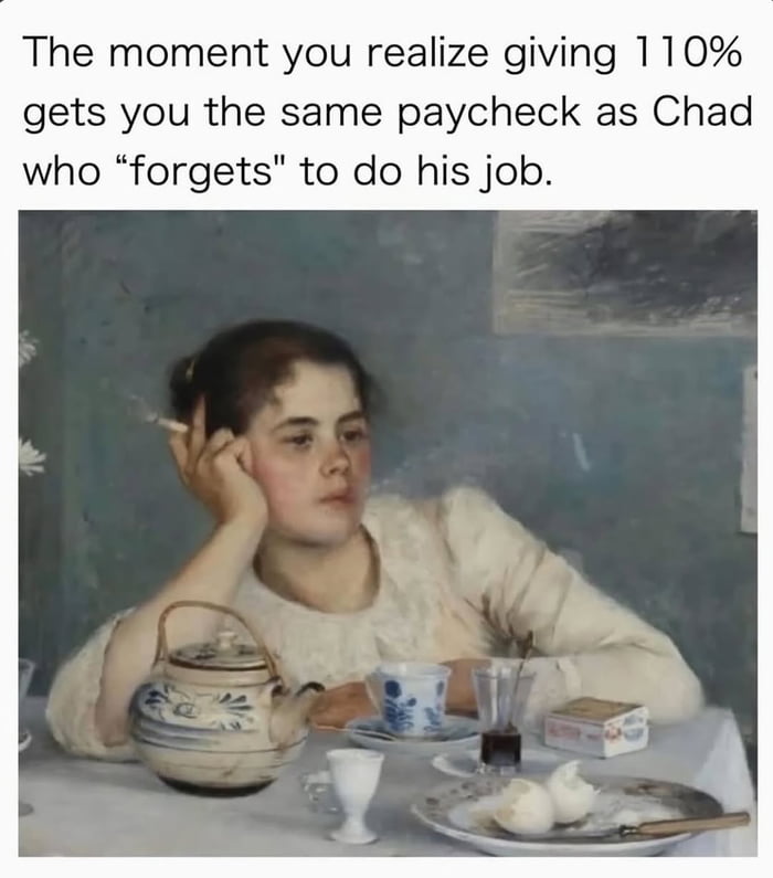 That moment of clarity hits different