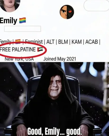 The force is strong with this imbacile 
