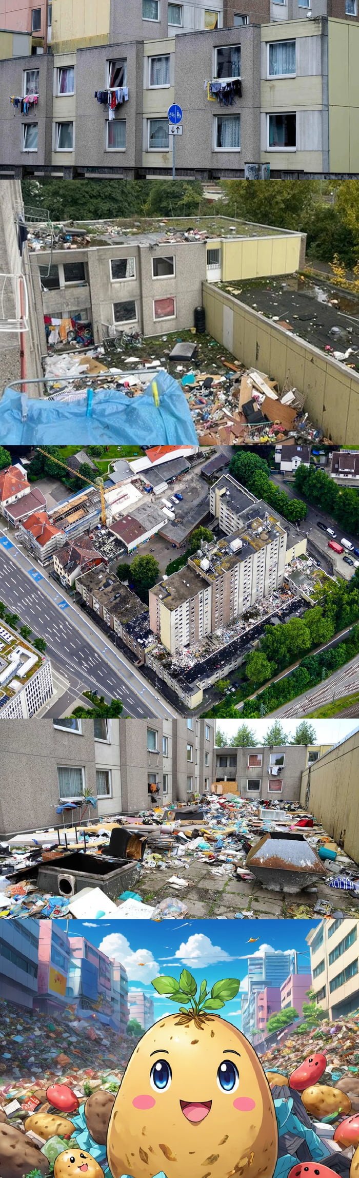 The most dirtiest apartment complex in Göttingen, Germany
