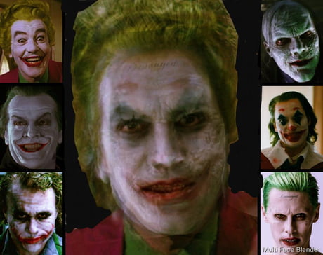 Fanmade All Joker Actors With The Makeup On Who Do You See Most 9gag