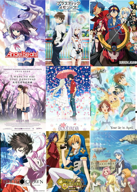 9 animes with binge watch when your depress - 9GAG