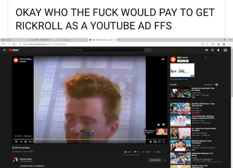 This madlad rickrolls  themselves - 9GAG