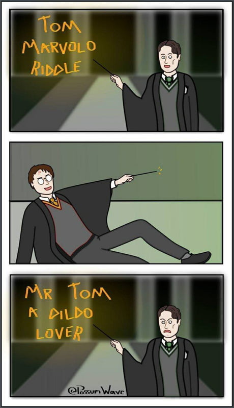 Harry Potter Meme of Tom Riddle.