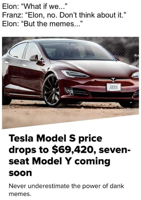 Tesla deals model 69420