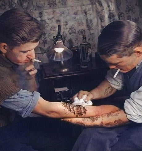 1920s unknown | Vintage tattoo design, Antique tattoo, Traditional tattoo  flash