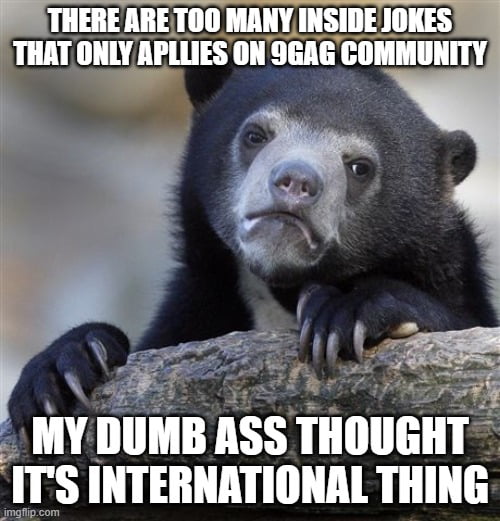 We are on our own.