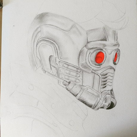 Star Lord ⭐️ Guardians of the Galaxy hold a special place in my heart, ha  ha. And of course I wanted to draw a star lord in a mask and… | Instagram