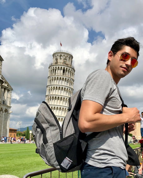 Guess who is the Leaning Tower of Pisa - Traveling Chapati