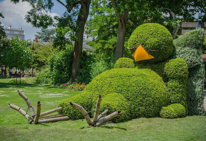 A wonderful street Installation by Claude Ponti in Nantes, France