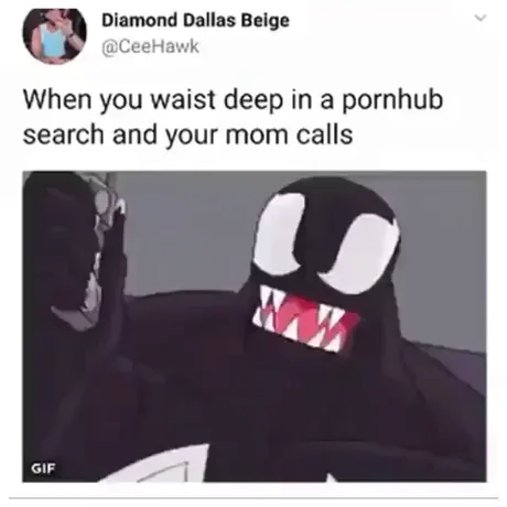 When you re waist deep in your mom and Pornhub calls you 9GAG 