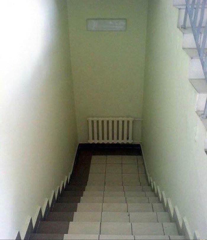 These stairs look like how anxiety feels like
