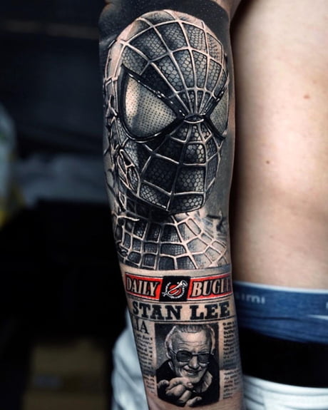 Spiderman tattoo by Felipe Rodrigues | Photo 15219