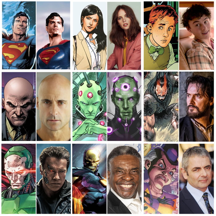 Superman Characters fancast 9GAG