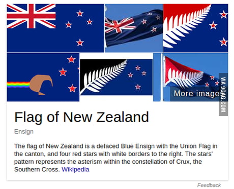 When you google new zealand flag  - 9GAG