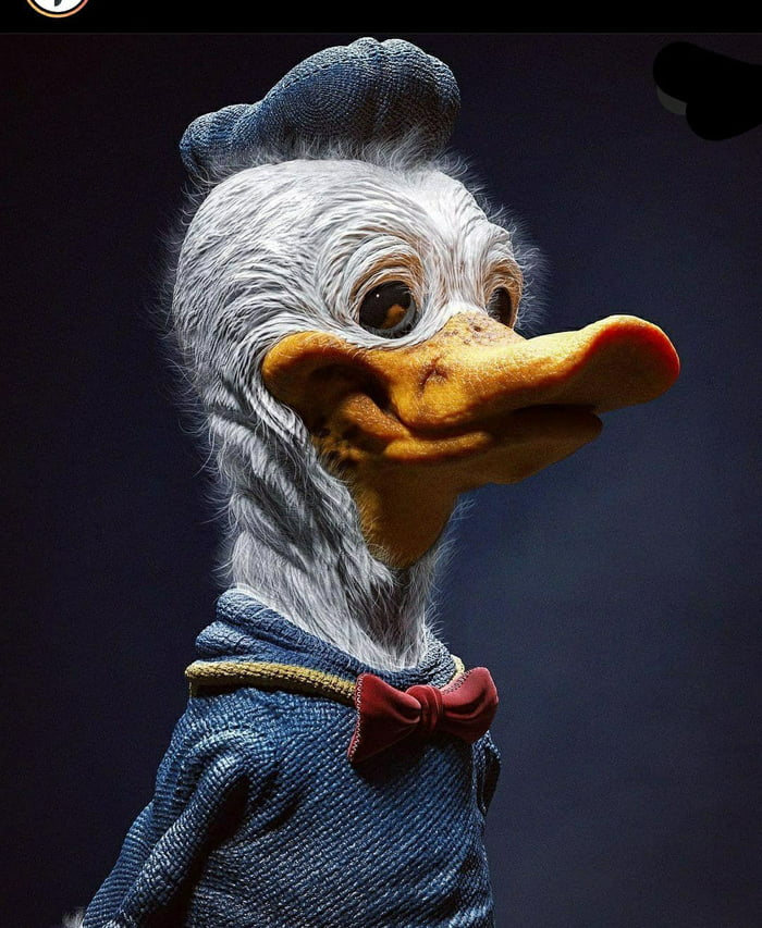 Donald Duck Looks Sexy In Realistic Art Damn I Wanna Make Love 9gag