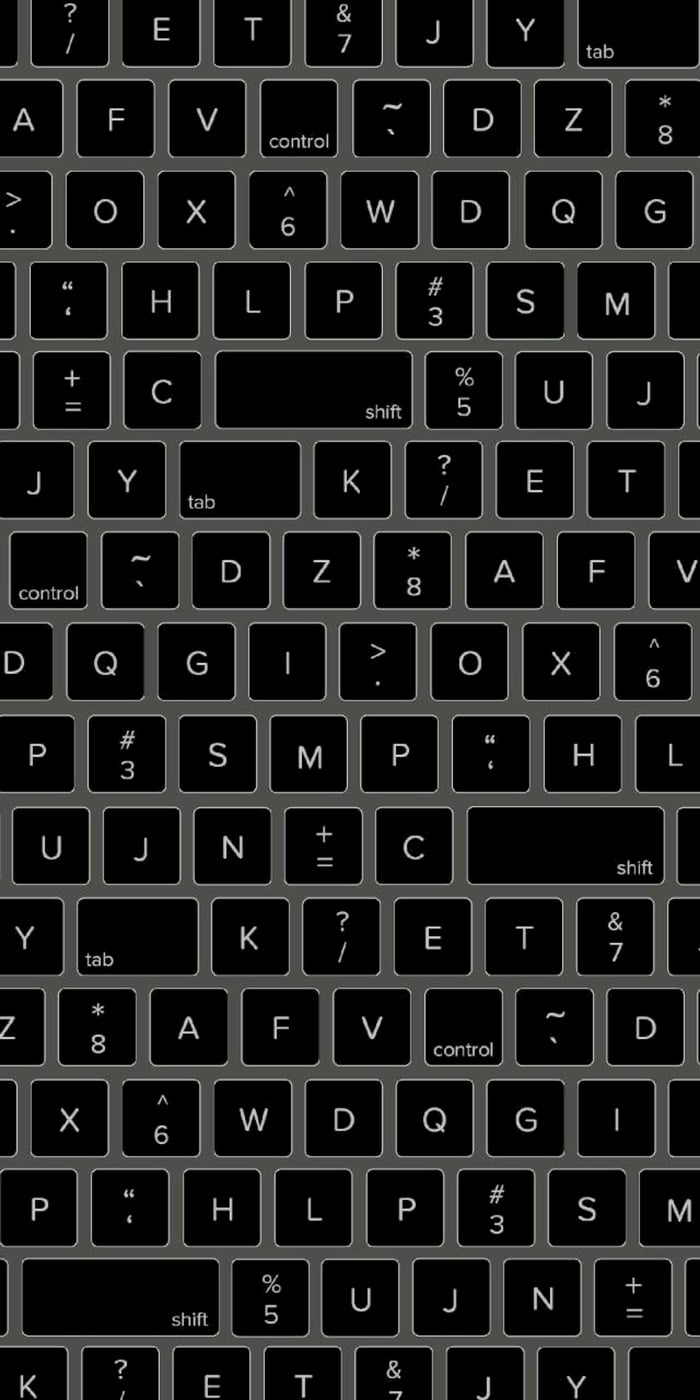 Dark Keyboard Wall (1440x2880) 9GAG