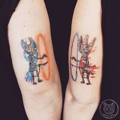 Matching Tattoos For Couples That You Won't Regret If The Relationship Ends