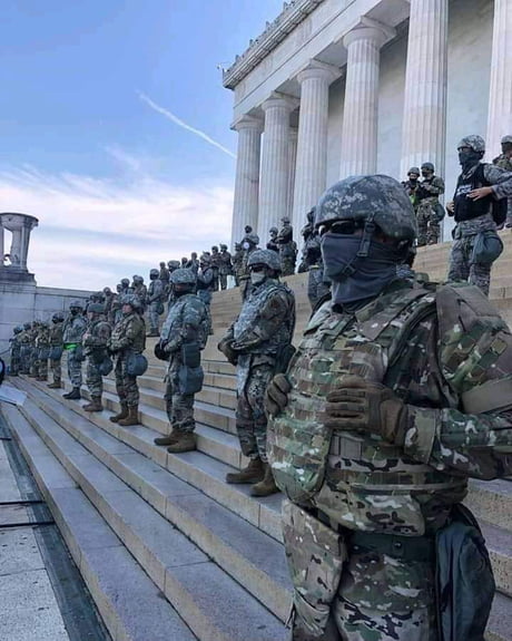 This is the first time I see the American army in America