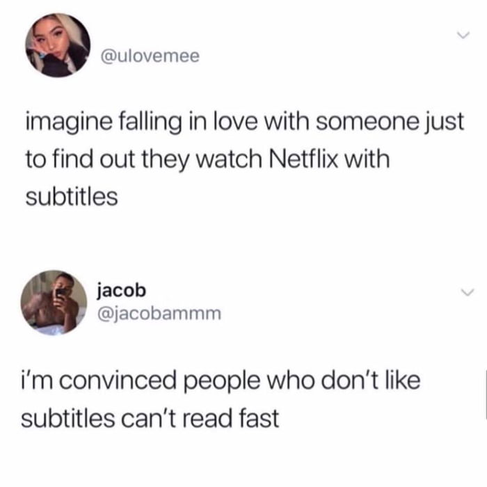 Netflix With Subtitles Is Pro Level Mimic News