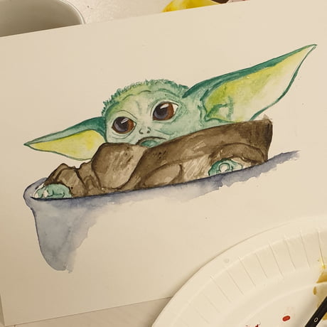 Baby yoda Drawing Reference and Sketches for Artists