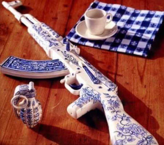 When u havin tea with babushka
