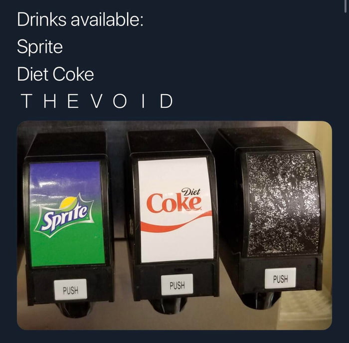 1 large V O I D with no ice please