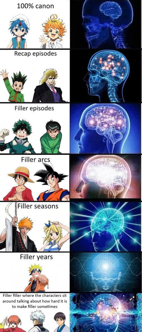 Fillers can make or break a anime. - 9GAG