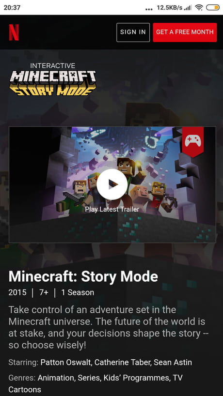 Interactive 'Minecraft' adventure is now available on Netflix