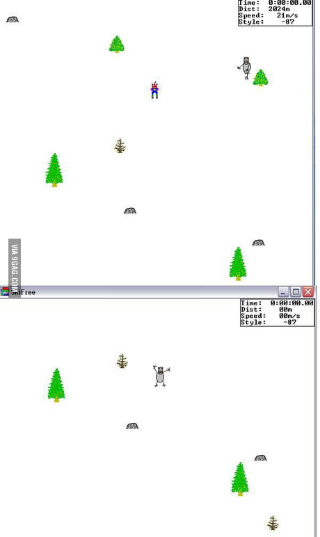 ski free game ski free game