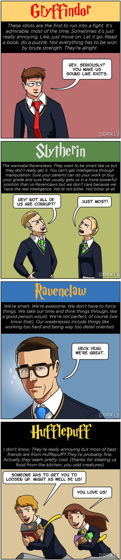 What Your Hogwarts House Says About You - 9GAG