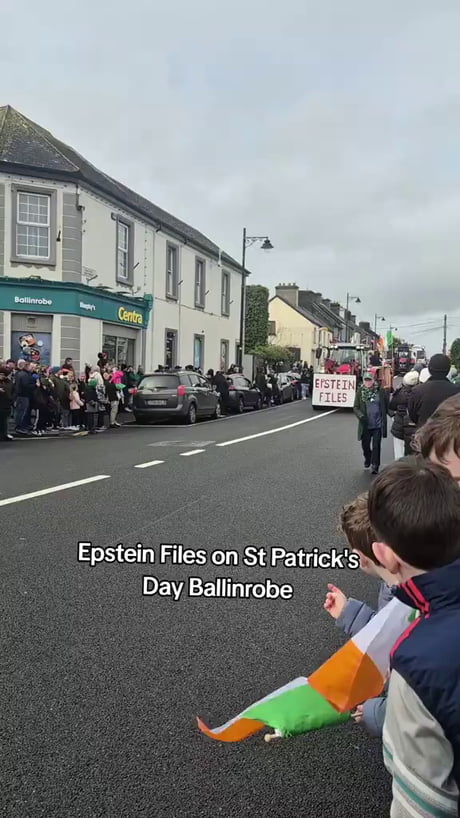 Meanwhile an Irish St. Patrick's day parade
