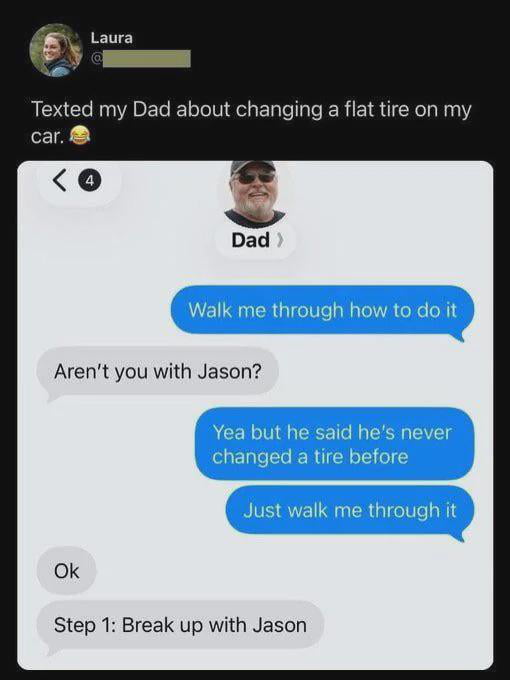 Dad giving the best advice