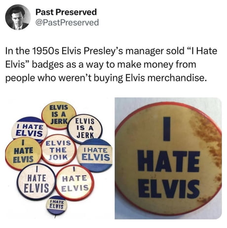 When even 'I Hate Elvis' fills the king's pockets