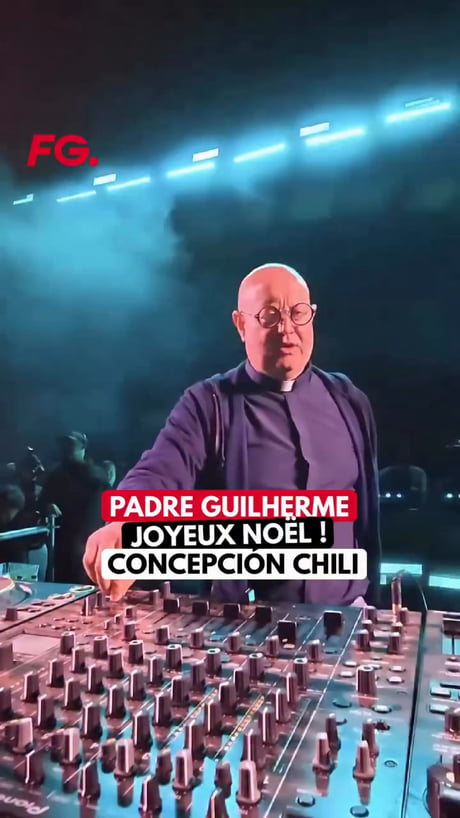 Can you hear the joyful song, Jesus? Padre Guilherme, DJ and priest.