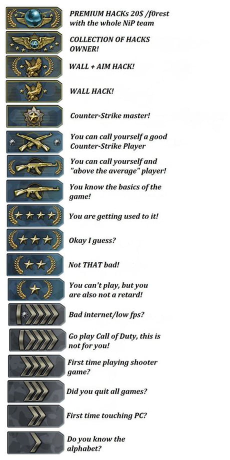 Cs Go Rank List 9gag