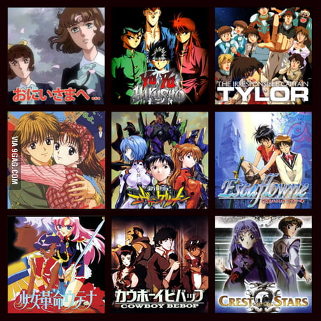 I heard 9gag wants more  of critically acclaimed anime of the  90s(1991-1999).I'm sure you've only seen three! - 9GAG