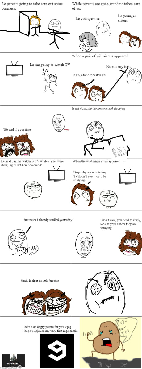 My first attempt at rage comics - 9GAG