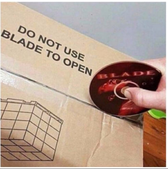 No cardboard box will tell me what I have to do!