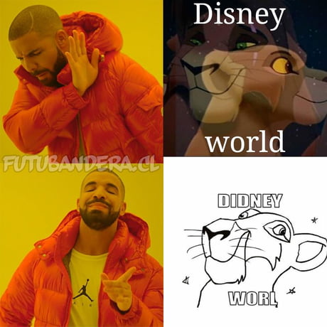 didney worl lion king meme