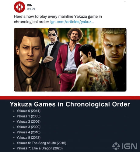 How to Play the Yakuza Games in Chronological Order - IGN