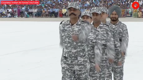 Air Force Unveils New Combat Uniform on IAF Day