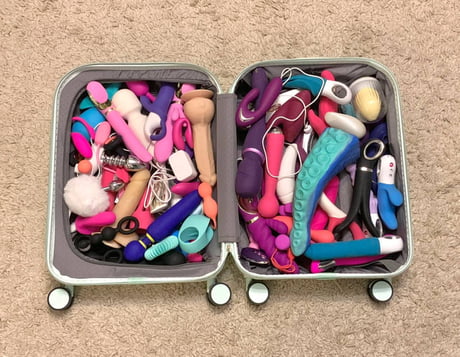 Suitcase full of dildos - 9GAG