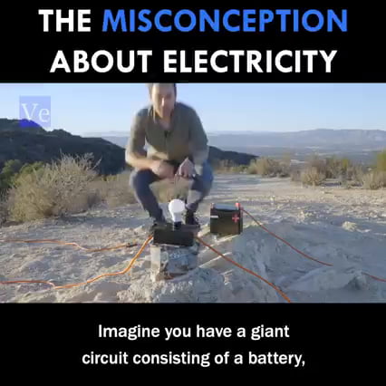 So that's how electricity works...