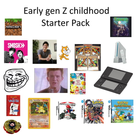 Early Gen Z childhood starter pack - 9GAG