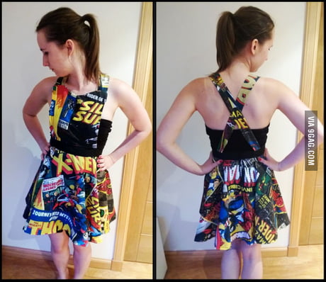 Marvel comic outlet book dress