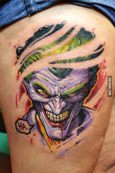 Ripped Joker Tattoo 9gag