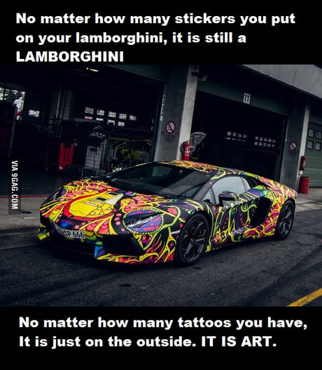 Lamborghini Aventador Tattoo Project  Twiisted Design and Print Media