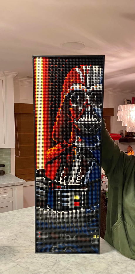 Lego darth vader discount mosaic