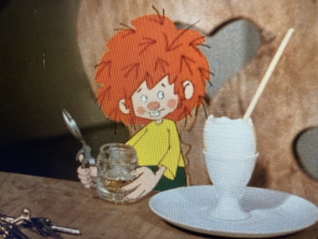 German children's TV show from the 80s where the protagonist has a beer for  breakfast - 9GAG
